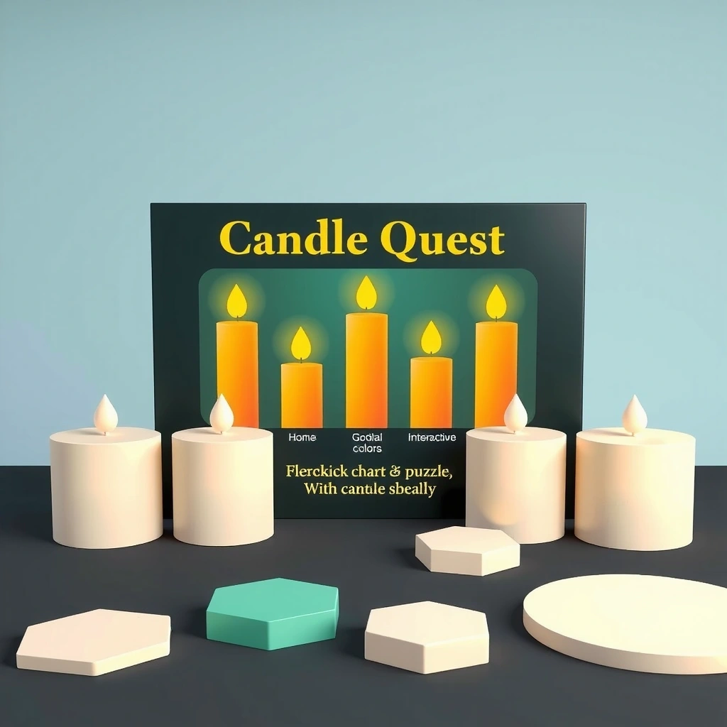 Candle Quest puzzle gameplay showing candlestick pattern matching